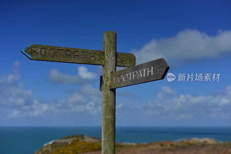 英国泽西岛Cliff path